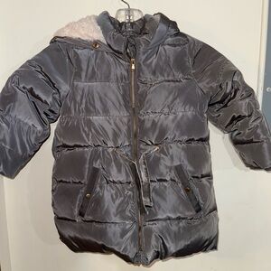 Kids Grey Puffer Jacket